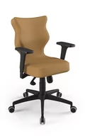 Fotele i krzesła biurowe - Entelo Good Chair Krzesło biurowe Perto VE26, brązowo-czarne DC-I-6-B-C-VL26-B - miniaturka - grafika 1