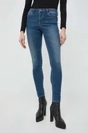 Spodnie damskie - Armani Exchange jeansy damskie kolor niebieski - miniaturka - grafika 1