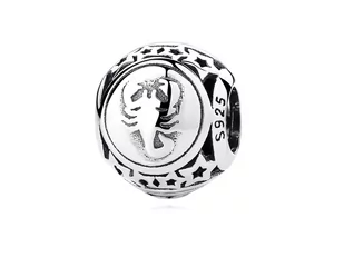 Pandora Valerio.pl Rodowany srebrny charms znak zodiaku skorpion srebro 925 BEAD19 BEAD19 - Charmsy - miniaturka - grafika 1