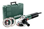 Szlifierki i polerki - Metabo WQ 1100-125 Set W Walizce (610035510) - miniaturka - grafika 1