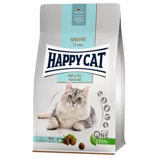 Happy Cat Sensitive, Skin & Coat - 2 x 4 kg - Sucha karma dla kotów - miniaturka - grafika 1