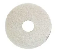 Akcesoria do urządzeń czyszczących - Pady linia ekonomiczna Fibratesco Biały 7" (180 mm) - miniaturka - grafika 1