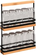 Pojemniki na przyprawy - Organizer na przyprawy Kesper z 10 pojemniczkami szklanymi 100 ml (4000270580369) - miniaturka - grafika 1