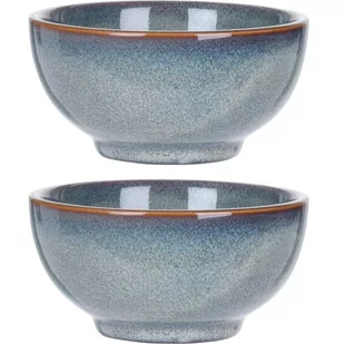 EH Excellent Houseware Miska do zupy 2 sztuki 320 ml niebieska Q94000050 - Miski i półmiski - miniaturka - grafika 1