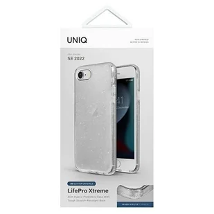 UNIQ etui LifePro Xtreme iPhone SE 2022 / SE 2020 /7/8 przezroczysty/tinsel clear - Etui i futerały do telefonów - miniaturka - grafika 5