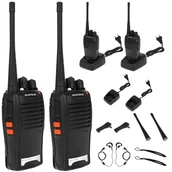 Krótkofalówki - Baofeng 2x Krótkofalówki Walkie Talkie Pmr do 6 km - miniaturka - grafika 1