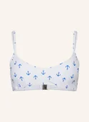 Stroje kąpielowe - Seafolly Góra Od Bikini Bralette Ahoy weiss - SEAFOLLY - miniaturka - grafika 1