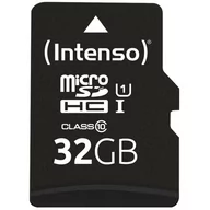 Karty pamięci - Karta pamięci INTENSO microSDHC UHS-I 32GB Premium - miniaturka - grafika 1