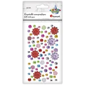 Zeszyty szkolne - Kryształki samoprzylepne 90 szt mix - miniaturka - grafika 1