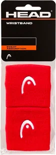 Frotka Head  Wristband 2.5" (2 Pack) red - Tenis ziemny - miniaturka - grafika 1