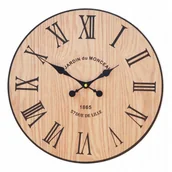 Zegary - Zegar ścienny drewniany RZYMSKI 40 cm retro loft - miniaturka - grafika 1
