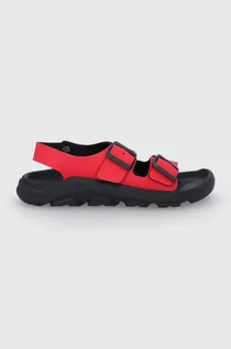 Sandały damskie - Birkenstock sandały Mogami kolor czerwony - grafika 1