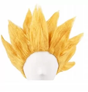 Peruka Son Gohan Dragon Ball Żłóta Anime W47 - Dodatki do strojów karnawałowych - miniaturka - grafika 1