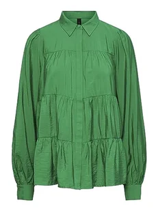 YAS Damska bluzka Yaspala Ls Shirt S. Noos, zielony (Fern Green), M - Bluzki damskie - miniaturka - grafika 1