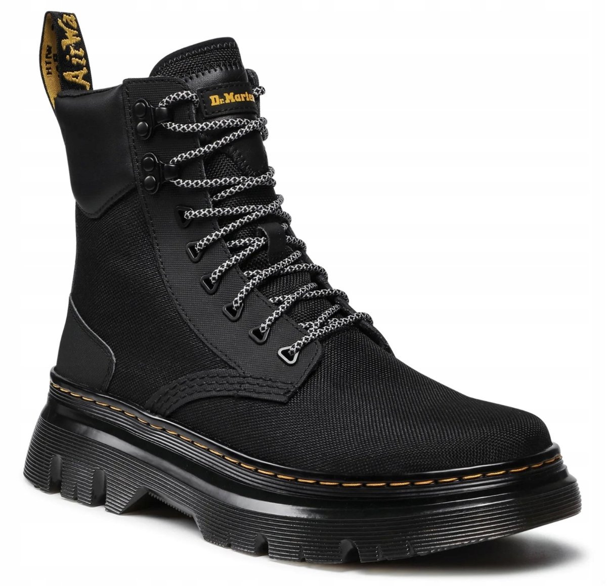 MARTENSY MODEL DR. MARTENS TARIAN TARIK EXTRA TOUGHT BLACK BOTKI PŁÓTNO 38