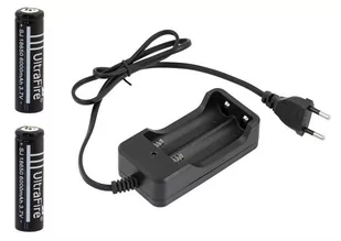GeTech Ładowarka  LC5 ŁADOWARKA + 2 x AKUMULATOR 18650 6000 mAh 3,7V uniwersalny 1447-uniw - Ładowarki i akumulatory - miniaturka - grafika 1