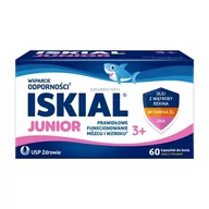Przeziębienie i grypa - Iskial JUNIOR x60 kapsułek do żucia - miniaturka - grafika 1