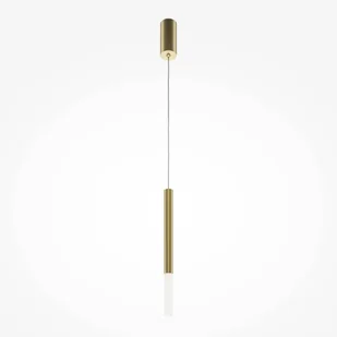 Salonowa lampa wisząca Pro MOD157PL-L6G4K1 Maytoni LED 6W 4000K tubka złoty biały - Lampy sufitowe - miniaturka - grafika 1