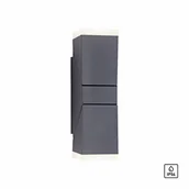 Lampy ogrodowe - Paul Neuhaus Oświetlenie RYAN Lampa ścienna LED Antracytowy, 2-punktowe 9722-13 - miniaturka - grafika 1