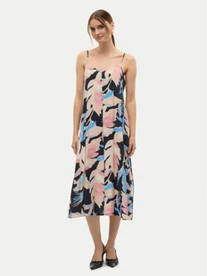 Vero Moda Sukienka letnia Josie 10303398 Czarny Regular Fit - Sukienki - miniaturka - grafika 1