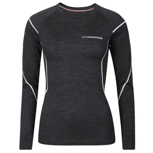 Damska koszulka Progress MW NDRZ 170 Rozmiar: M / Kolor: szary - Koszulki sportowe damskie - miniaturka - grafika 1