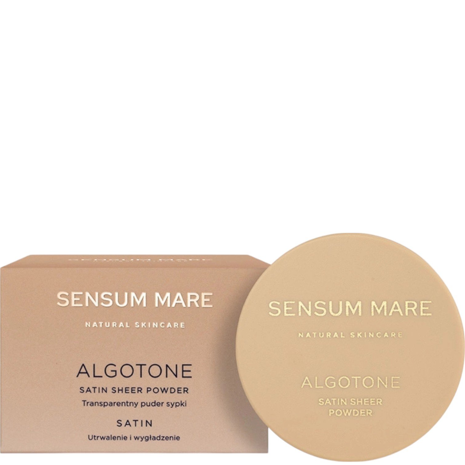 Sensum Mare Algotone Transparentny puder sypki, Satin