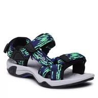 Buty dla chłopców - Sandały CMP Kids Hamal 38q9955 B.BLUE-VERDE FLUO 22NL - miniaturka - grafika 1