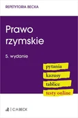 E-booki - prawo - Prawo rzymskie. Pytania. Kazusy. Tablice. Testy online - miniaturka - grafika 1