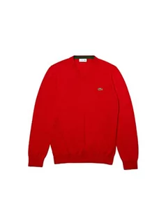 Lacoste sweter męski, czerwony, 3XL - Swetry męskie - miniaturka - grafika 1