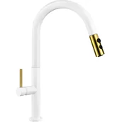 Baterie kuchenne - Mexen Ava bateria kuchenna, biała/złota - 672800-25 - miniaturka - grafika 1