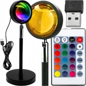 Lampy stojące - Lampka Led Projektor Zachód Słońca Tęcza Prezent - miniaturka - grafika 1