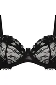 Biustonosze - Hunkemöller Biustonosz nieusztywniany z fiszbinami Ingrid Czarny - miniaturka - grafika 1