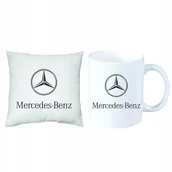 Gadżety dla niej i dla niego - Mercedes ZESTAW PREZENT PODUSZKA + KUBEK + IMIĘ - miniaturka - grafika 1