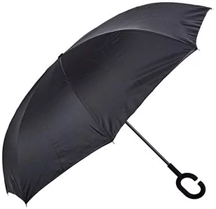 Impliva parasol Inside Out, podwójny koc, re. wiatr, niebieski/czarny, jeden rozmiar, Niebieski/Czarny, Taille unique - Parasole - miniaturka - grafika 1