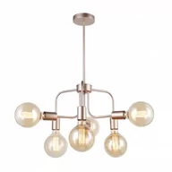 Lampy sufitowe - Italux Lampa wisząca żyrandol Kristy MDM-3678 6 IGD - miniaturka - grafika 1