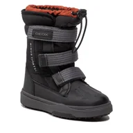 Śniegowce damskie - Śniegowce GEOX - J Bunshee Pg B Abx B J26D8B 0FUME C9BN6 S Black/Rust - miniaturka - grafika 1
