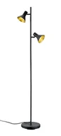 Lampy stojące - Trio Lampa podłogowa Nina R40162002 2x28W E14 czarna/złota - miniaturka - grafika 1