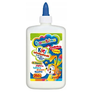 Bambino Klej Introligatorski Trwały Mocny Szkolny Biurowy Duży 250g - Szkolne artykuły papiernicze - miniaturka - grafika 1