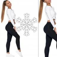 Legginsy - Moraj Legginsy Ocieplane Mocno Kryjące czarny S/m - miniaturka - grafika 1