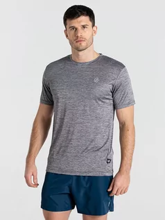 Koszulki sportowe męskie - Dare 2b Koszulka funkcyjna "Momentum" w kolorze szarym - grafika 1