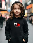 Bluzy dla dziewczynek - Bluza dla dziewczynki z biedronką - miniaturka - grafika 1