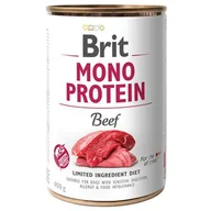 Mokra karma dla psów - Brit Mono Protein Beef puszka 400g - miniaturka - grafika 1