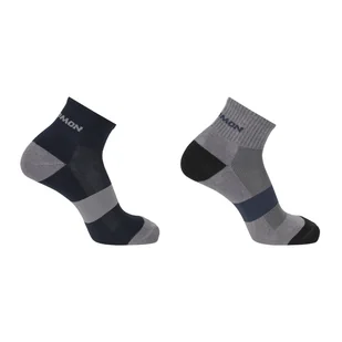 Skarpety za kostkę SALOMON EVASION ANKLE 2-PACK LC2627600 – Czarny - Skarpetki męskie - miniaturka - grafika 1