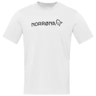 Koszulki sportowe męskie - Koszulka męska Norrona 29 cotton Norrøna viking T-shirt Rozmiar: XL / Kolor: biały - miniaturka - grafika 1