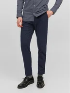 Spodnie męskie - Jack & Jones Chinosy Marco 12237523 Granatowy Slim Fit - miniaturka - grafika 1