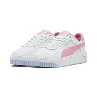 Buty trekkingowe dziecięce - Młodzieżowe sneakersy Carina Street PUMA White Pinkscape Silver Pink Metallic - miniaturka - grafika 1