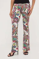Spodnie damskie - Morgan spodnie damskie proste high waist - miniaturka - grafika 1
