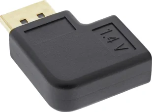 InLine® DisplayPort Adaptor, DisplayPort male/female right angled - Złącza, przejściówki, adaptery - miniaturka - grafika 1