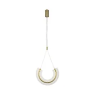 Lampy sufitowe - Lampa wisząca Maya mosiężno-złota LED 10W 3000K 350lm wym: 186,5 x 6 x 32 cm szkło Maytoni - miniaturka - grafika 1