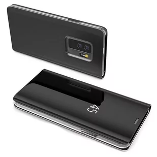 Clear View Case futerał etui z klapką Samsung Galaxy A41 czarny - Etui i futerały do telefonów - miniaturka - grafika 3